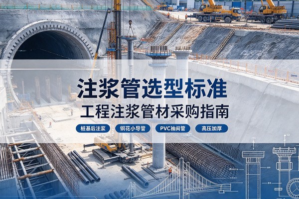 吉林注浆管选型标准