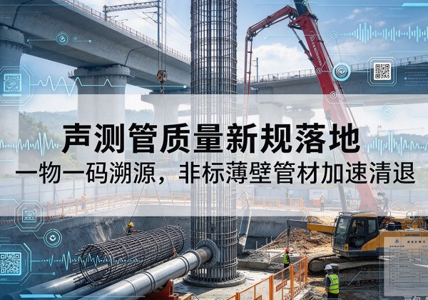 吉林声测管质量新规落地，一物一码溯源，非标薄壁管材加速清退